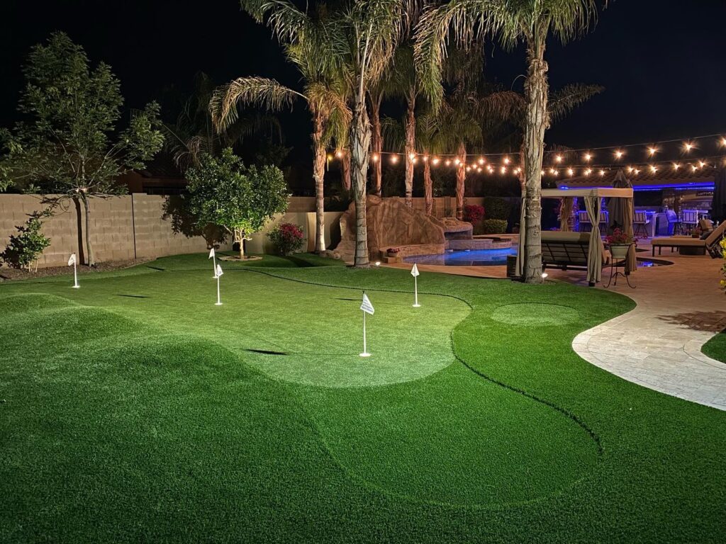 artificial turf installation